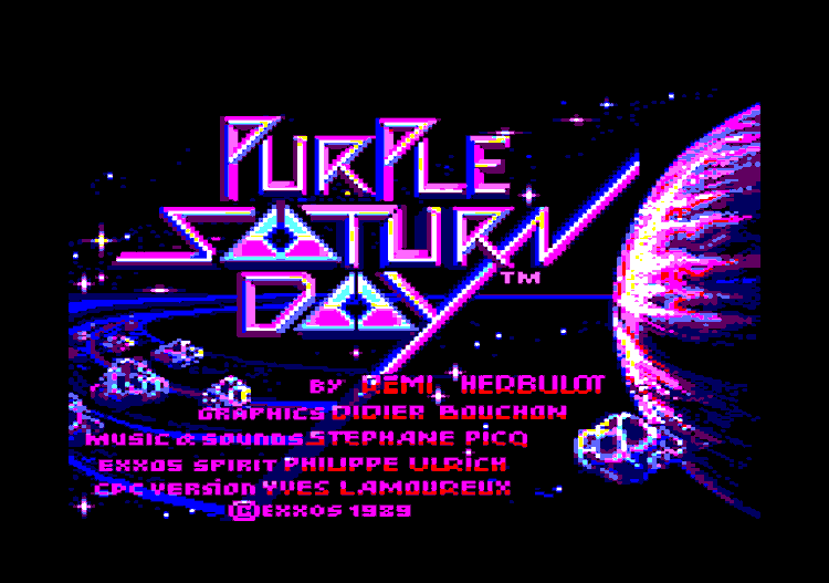 Purple Saturn Day (Amstrad CPC)